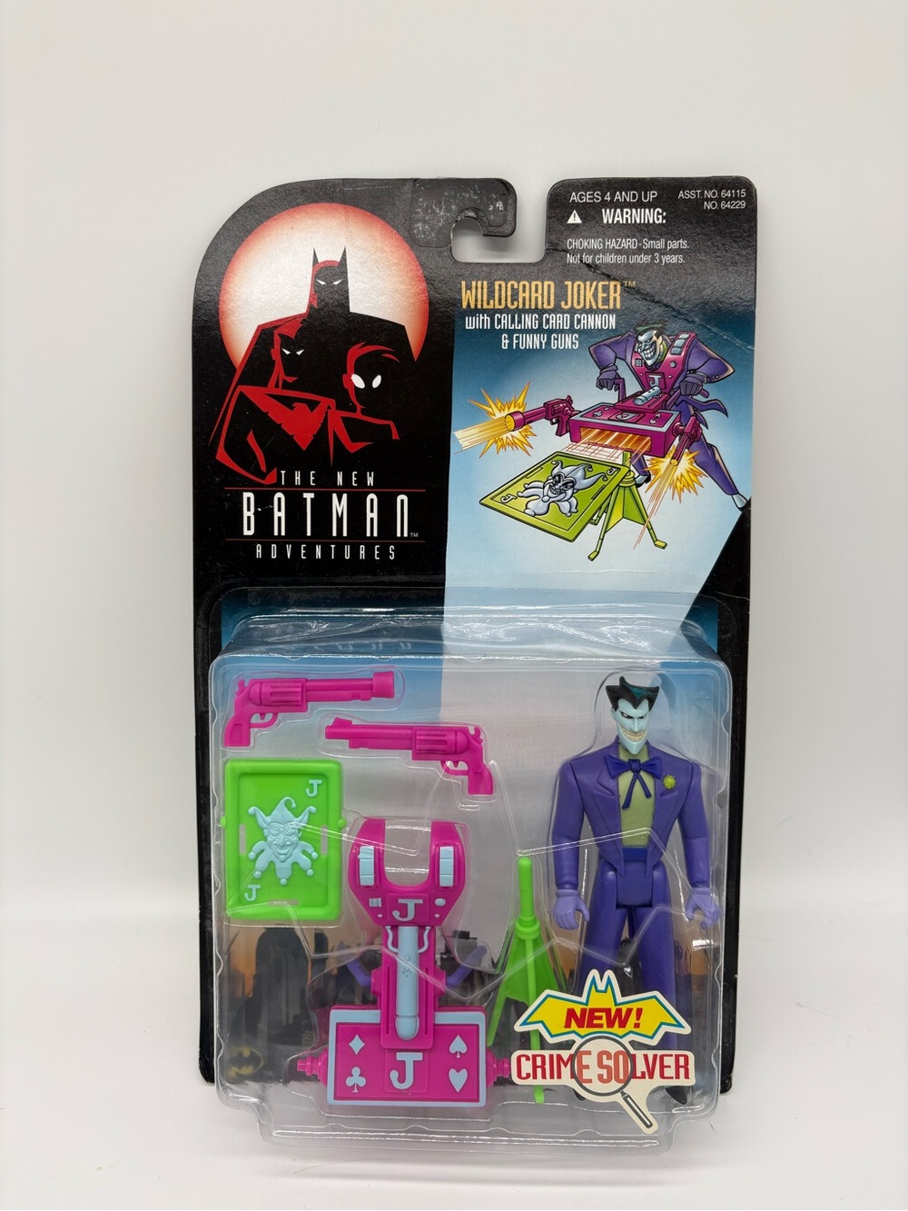 The New Adventures of Batman Animated Series Joker Action Figure NIB 1990’s